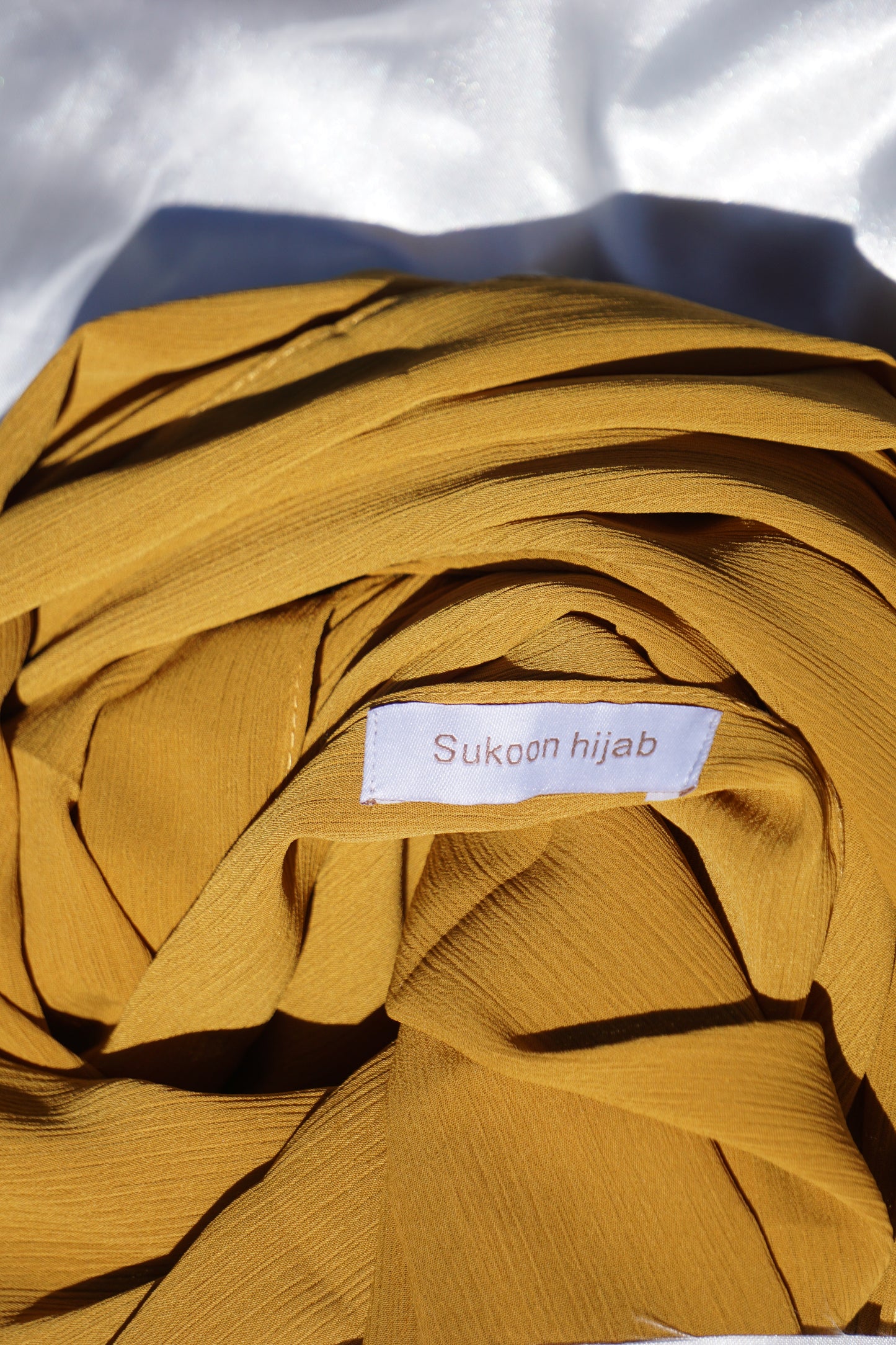 CHIFFON- mustard