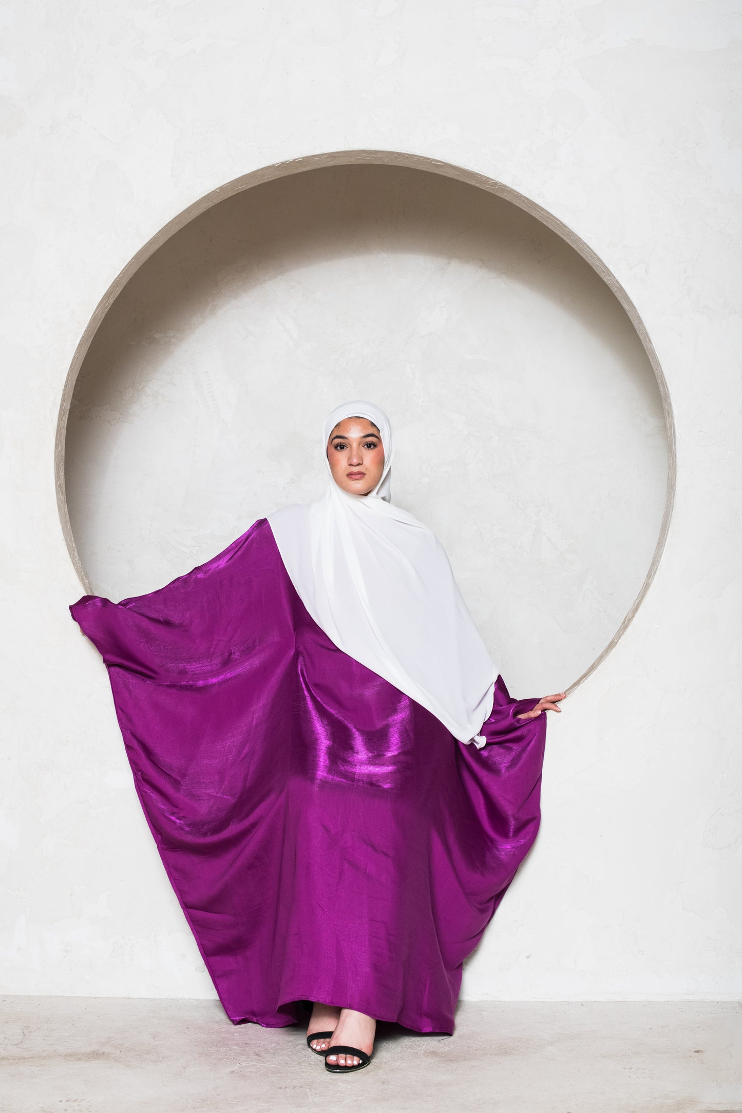 KAFTAN DRESS PURPLE