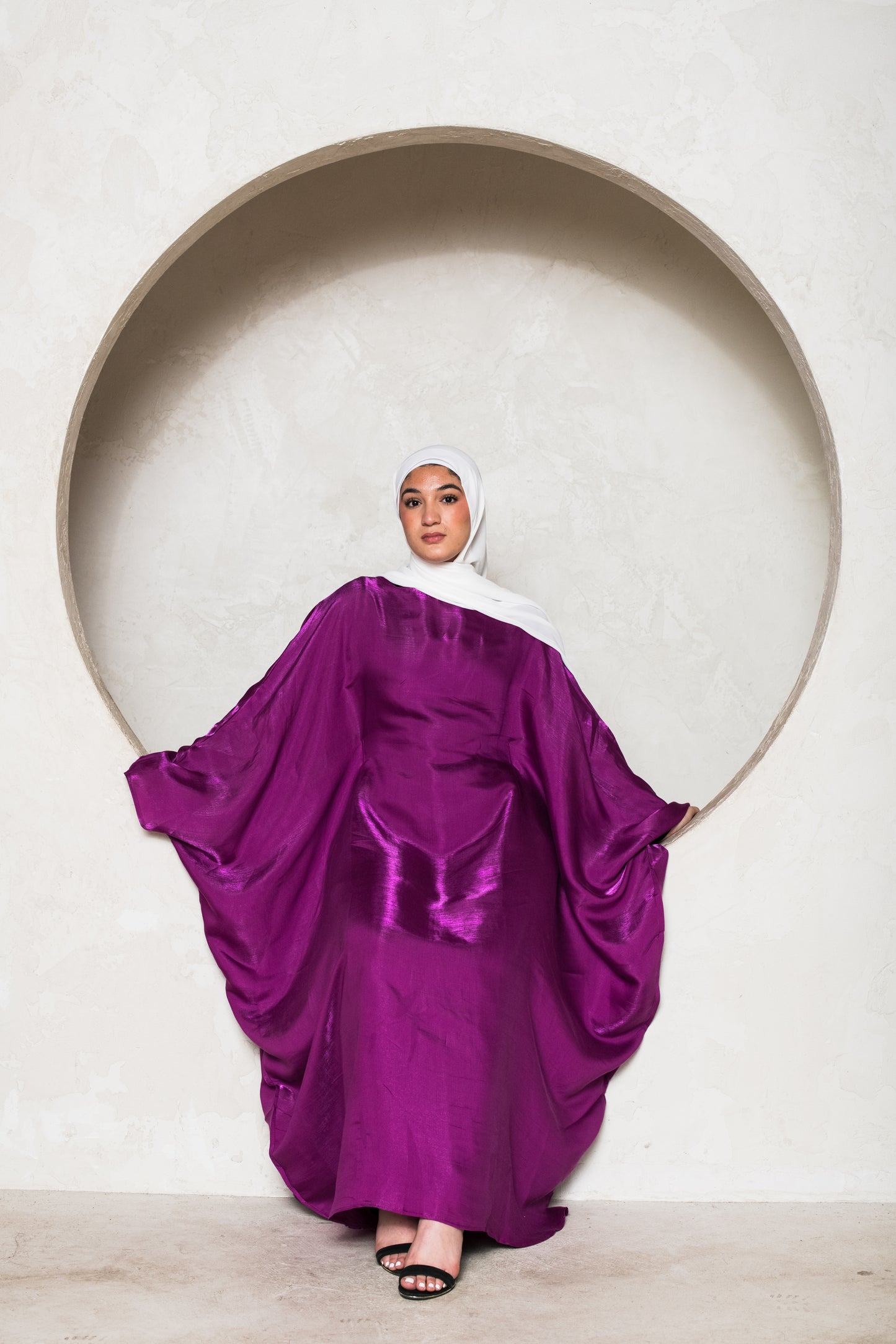 KAFTAN DRESS PURPLE