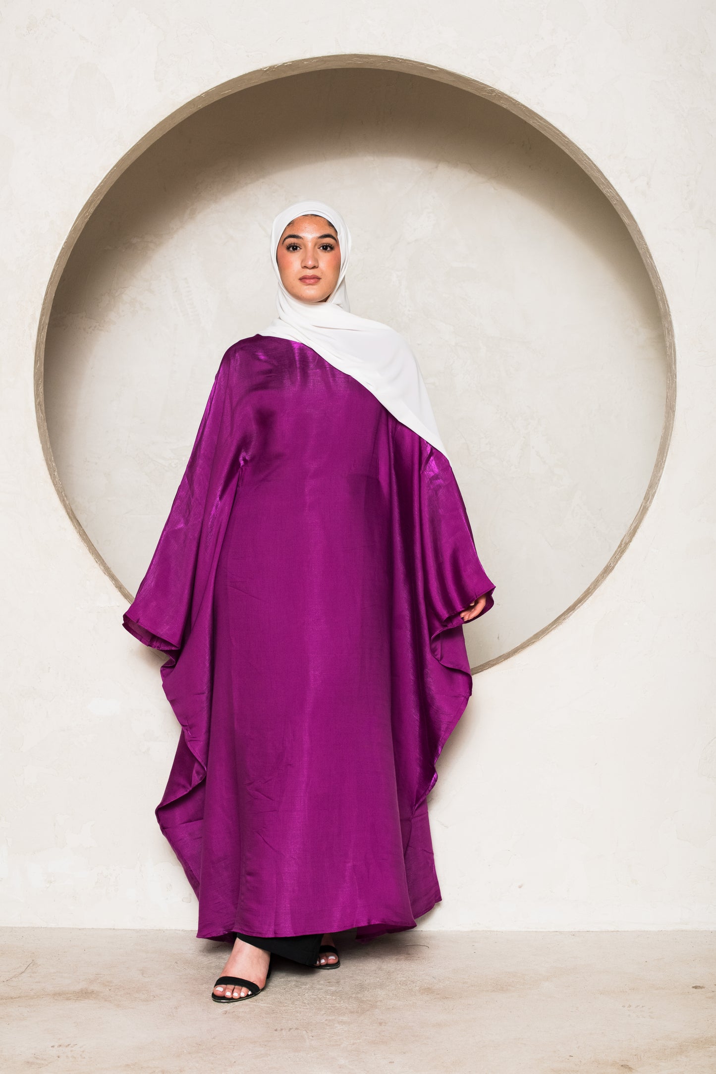 KAFTAN DRESS PURPLE