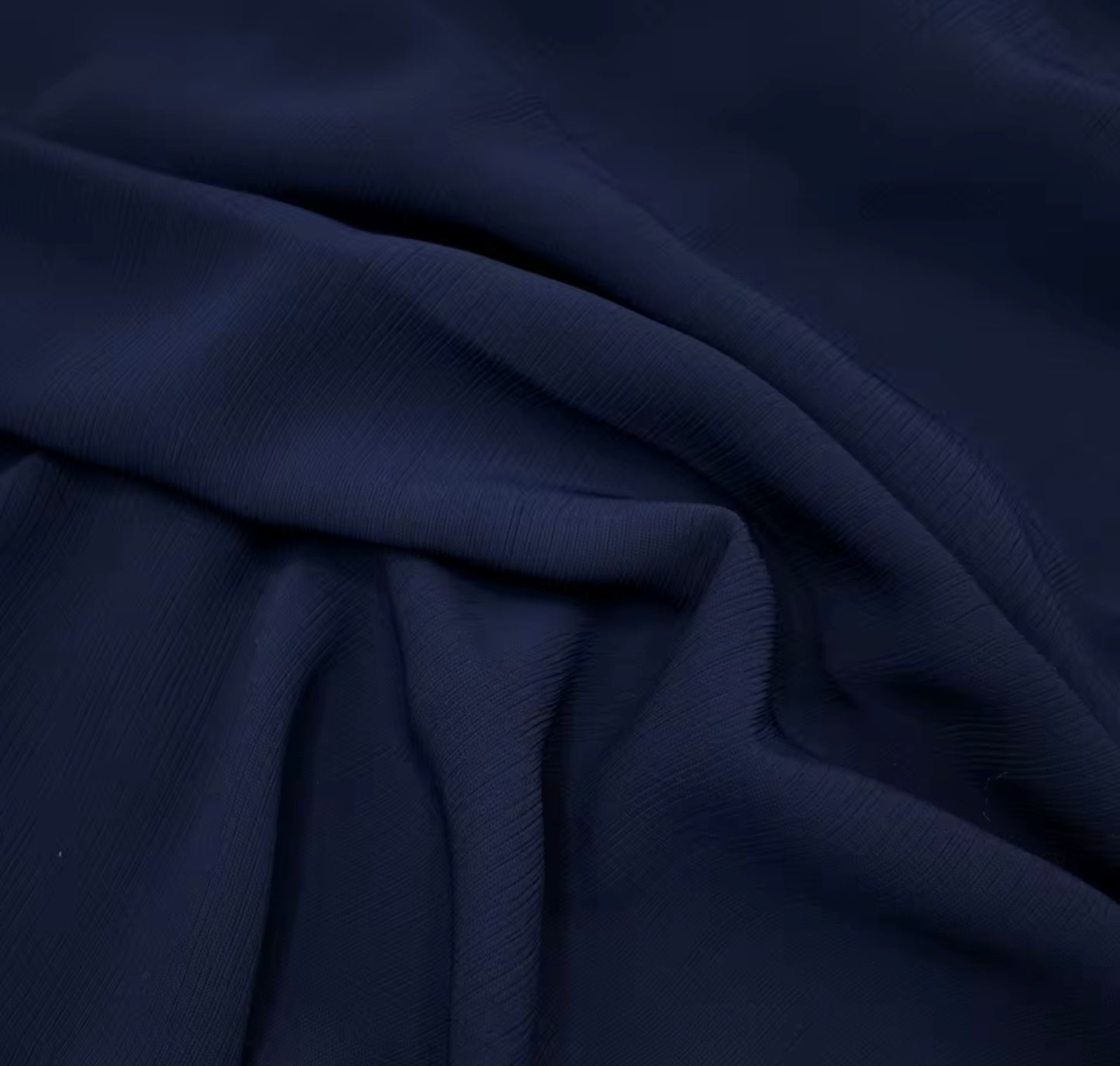 CRINKLE CHIFFON-midnight blue