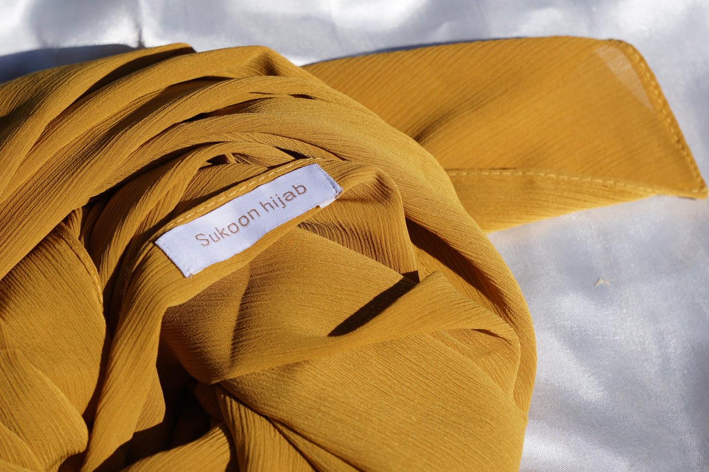 CHIFFON- mustard