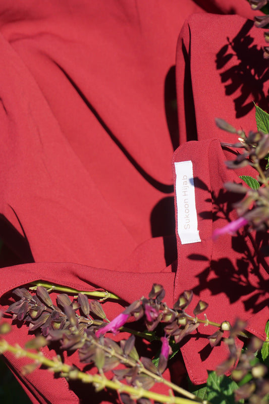 CHIFFON-burgundy