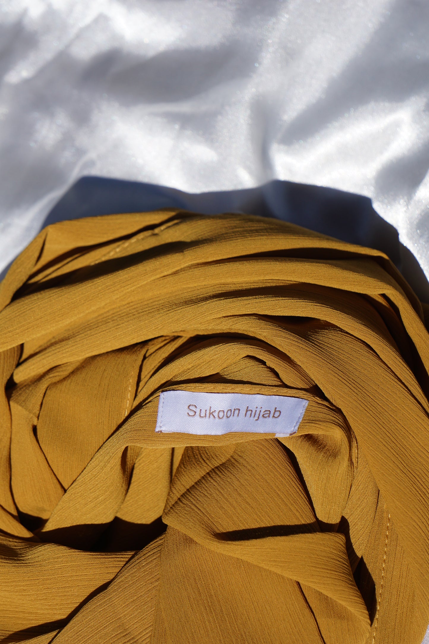CHIFFON- mustard