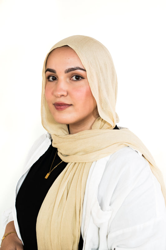 PLEATED RAYON HIJAB